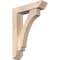Ekena Millwork Imperial Slat Smooth Bracket w/ Offset Brace, Douglas Fir, 5 1/2"W x 22"D x 30"H BKT0604X22X30IMP06SDF - alternate 1